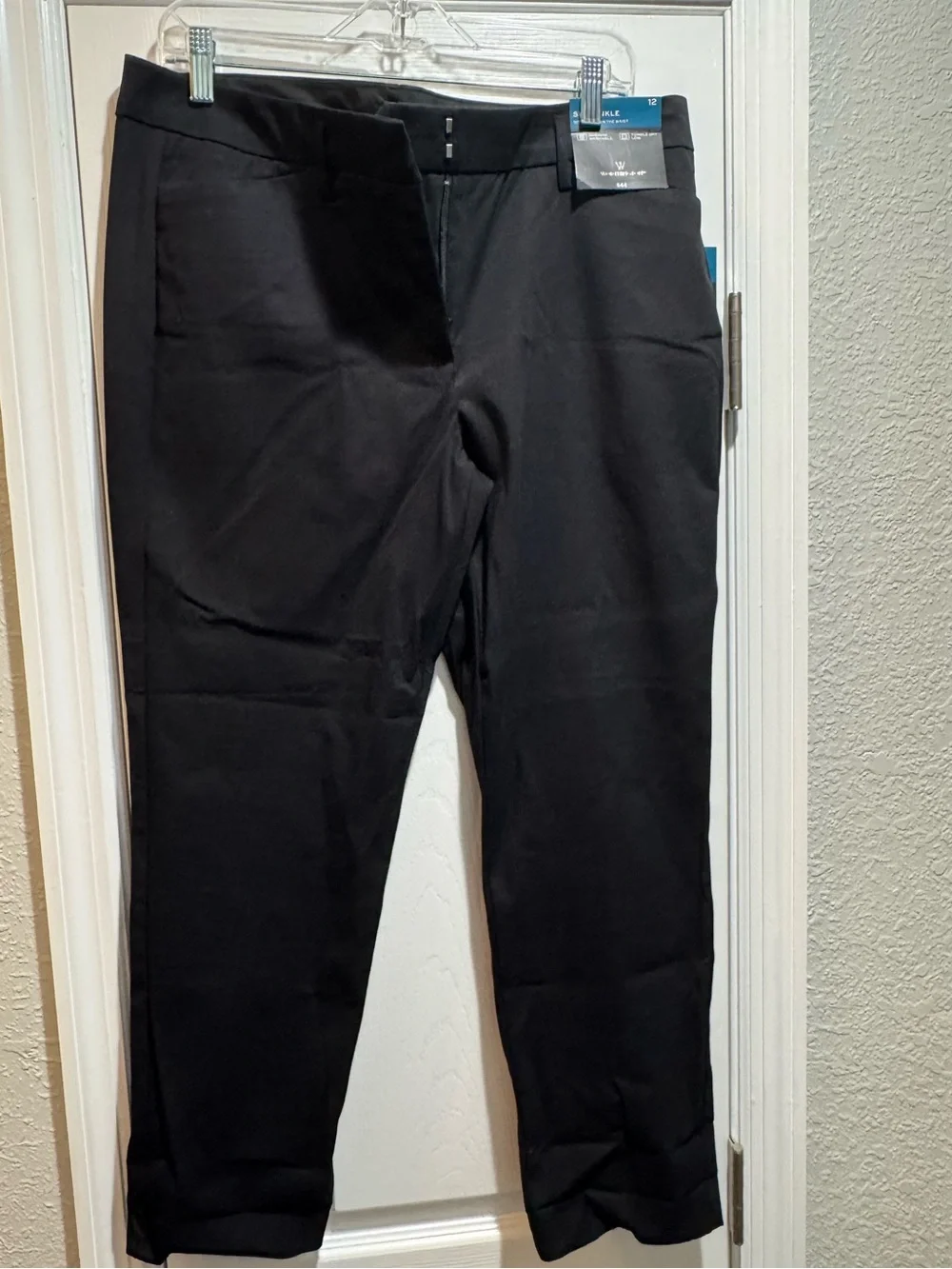 Women's Worthington Slim Ankle Black Dress Pants Size 12